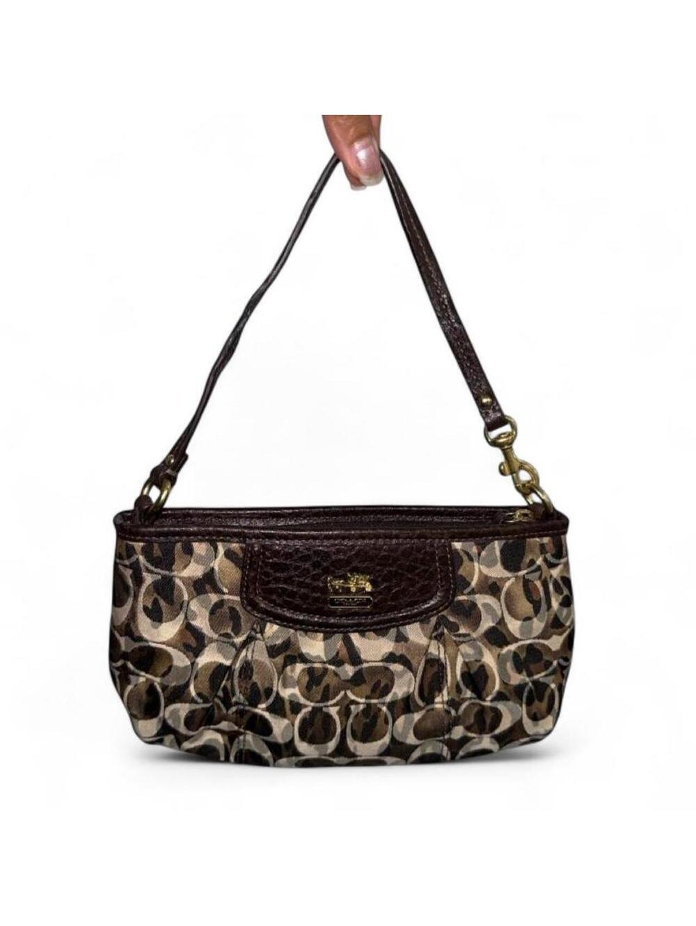 Y2k Vintage Rare Coach Madison Leopard Print Ocelot Bag